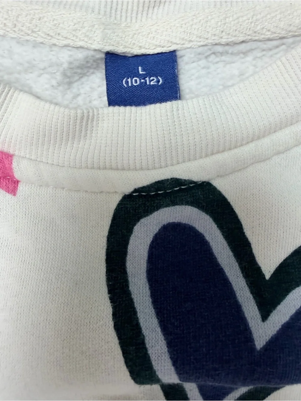 Girls Set of 2 Sweatshirts - Old Navy & Rockets of Awesome, Blue & Pink Hearts